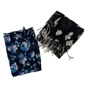 2 pack Boutique Floral Scarves
